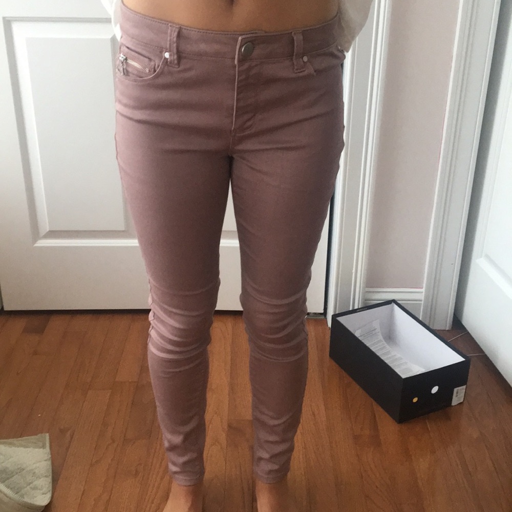 Nordstrom Mauve Skinny Jeans